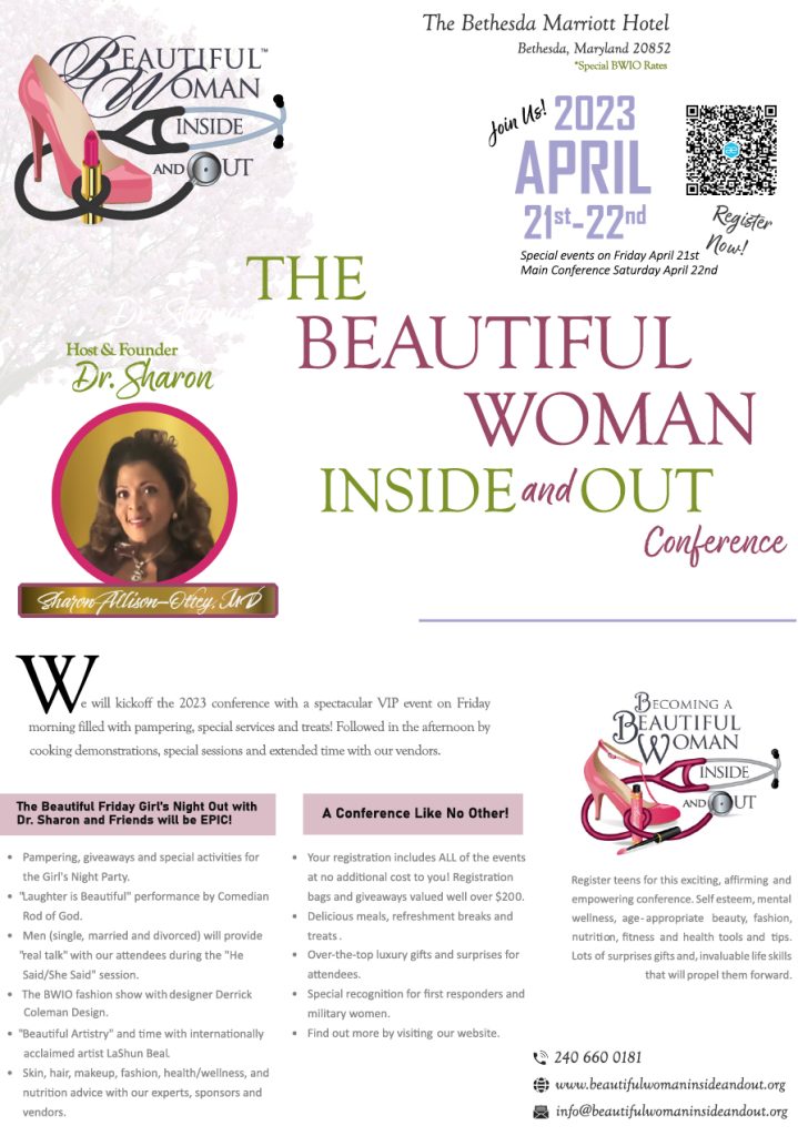 The Beautiful Woman Inside and Out Conference April 21-22, 2023