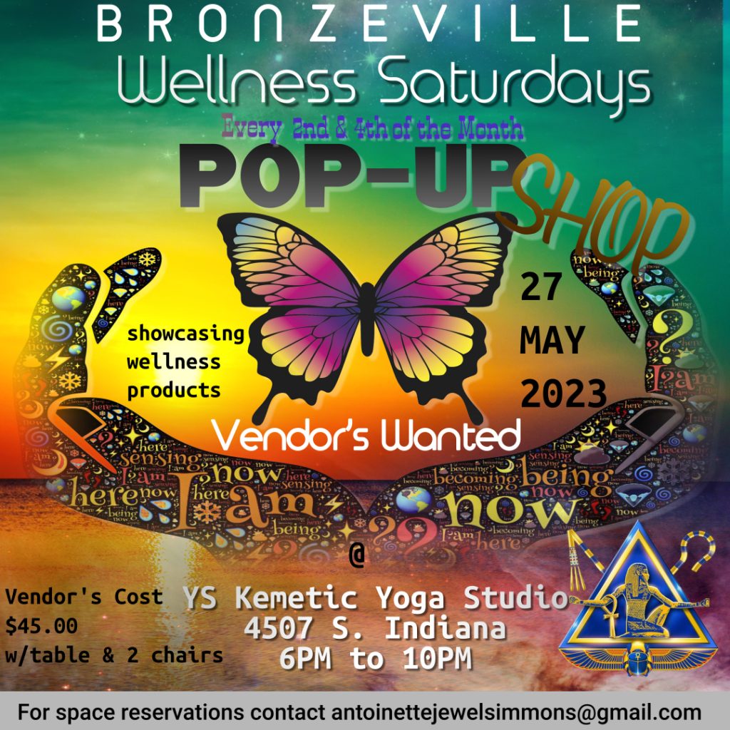 Bronzeville Wellness Saturday Pop Up Shop